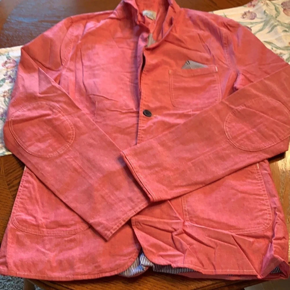 of all threads Elbow Patch Button Blazer Large - Picture 3 of 6